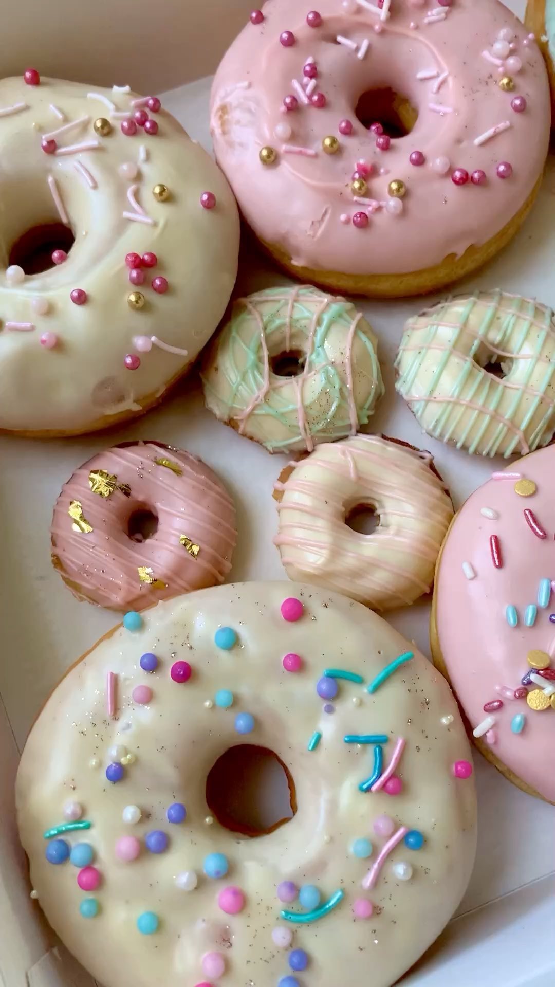 See Sweet churros and mini donuts in a dessert box